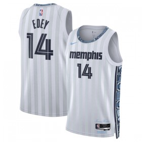 NBA Mænd Trøje Memphis Grizzlies Zach Edey 2025-26 Nike City Edition Grå Swingman